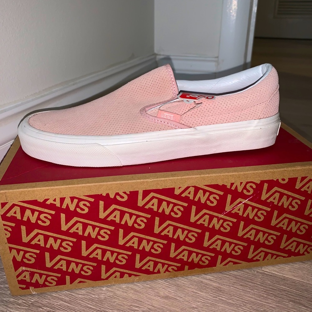 classic pink slip on vans